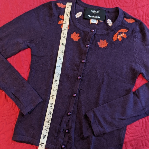 Purple cardigan - Picture 4 of 5